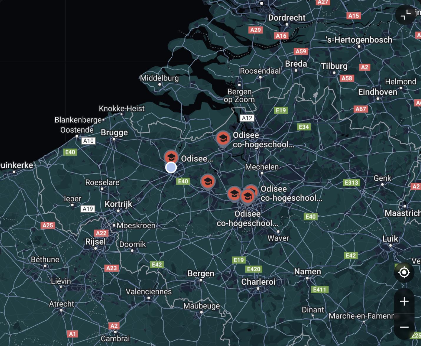 kaart van nederland